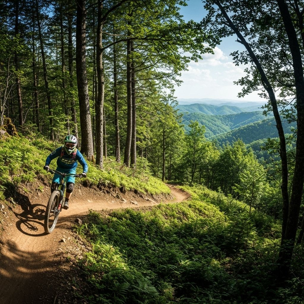 Mountain biking trail